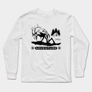 Camping and wendigo Long Sleeve T-Shirt